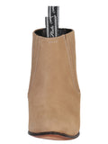 Botín Vaquero de Hombre El General Charro en Piel Bovino Nobuck Color Beige 230