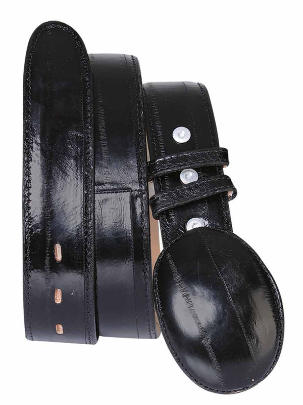 CINTO VAQUERO EXOTICO/A EL GENERAL CAN PIEL ANGUILA Negro 639