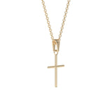 Dije Cruz de Oro 10 y 14 Quilates para Collar - Joyería Católica Ideal para Mujer, Hombre, Niña y Niño