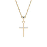 Dije Cruz de Oro 10 y 14 Quilates para Collar - Joyería Católica Ideal para Mujer, Hombre, Niña y Niño