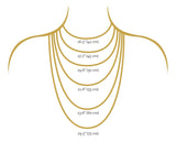 Cadena Singapur Oro 10k 45cm 2mm .7gr Italiano