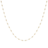Cadena De Oro Italiano 14k, Estilo Grano De Café