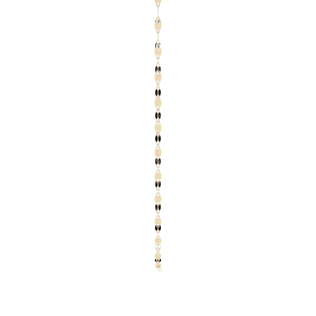 Cadena De Oro Italiano 14k, Estilo Grano De Café