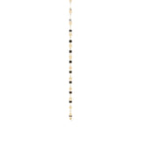 Cadena De Oro Italiano 14k, Estilo Grano De Café