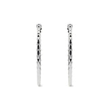 Arete Arracada Diamantada De Plata Ley 925 Para Mujer Confeti