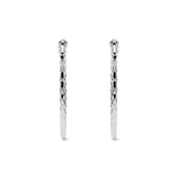 Arete Arracada Diamantada De Plata Ley 925 Para Mujer Confeti