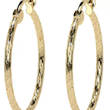 Arete Arracada Diamantada De Oro 14k Estilo Dominó
