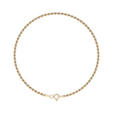 Pulsera de Oro de 14K para Mujer Estilo Torsal | Joyería Fina Italiana