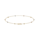 Pulsera Viviana de Oro 10K para Mujer | Brazalete Elegante y Delicado | Regalo Ideal para Dama