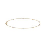 Pulsera Viviana de Oro 10K para Mujer | Brazalete Elegante y Delicado | Regalo Ideal para Dama