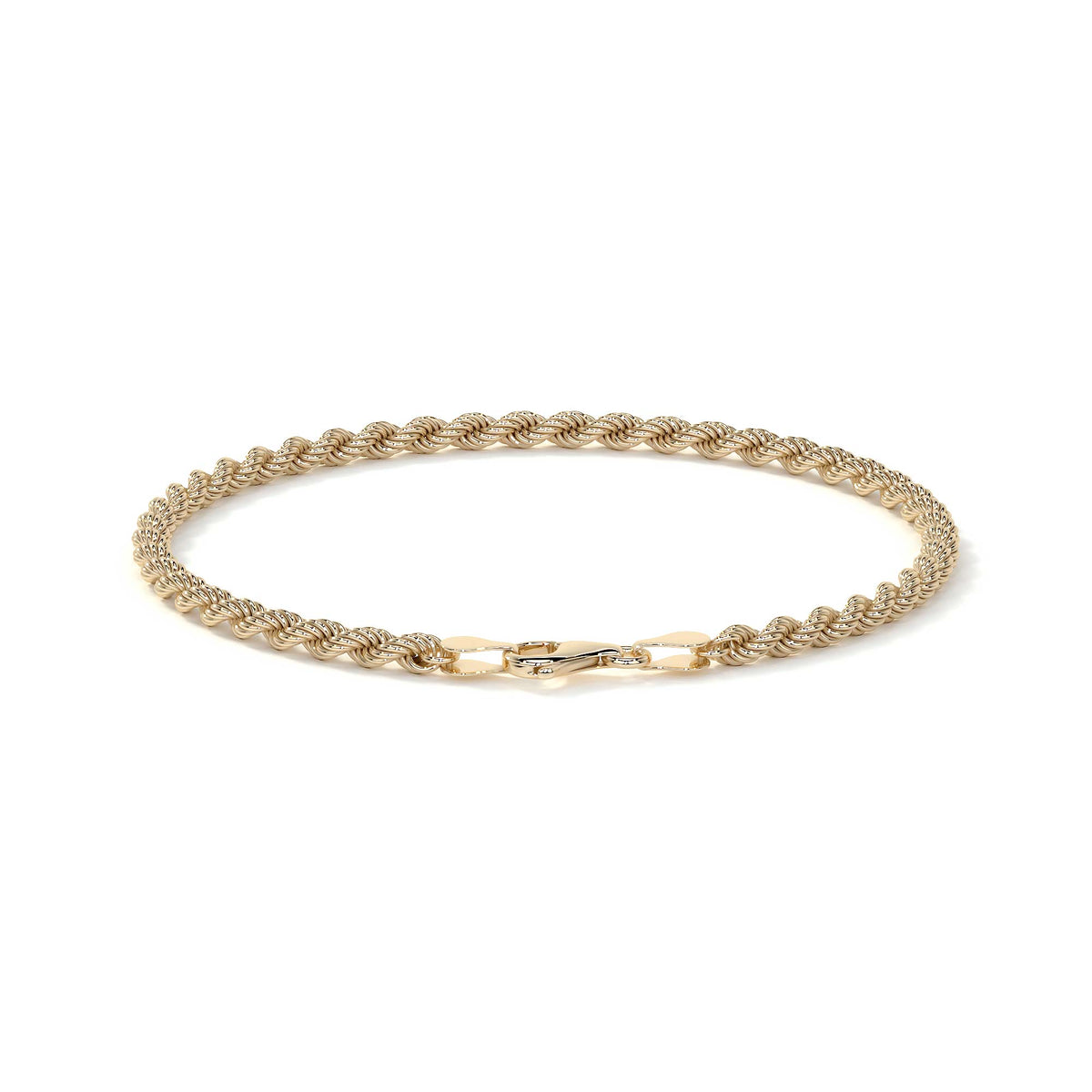Pulsera de Oro 10K Estilo Torsal Italiano | Brazalete Elegante de Joyería Fina