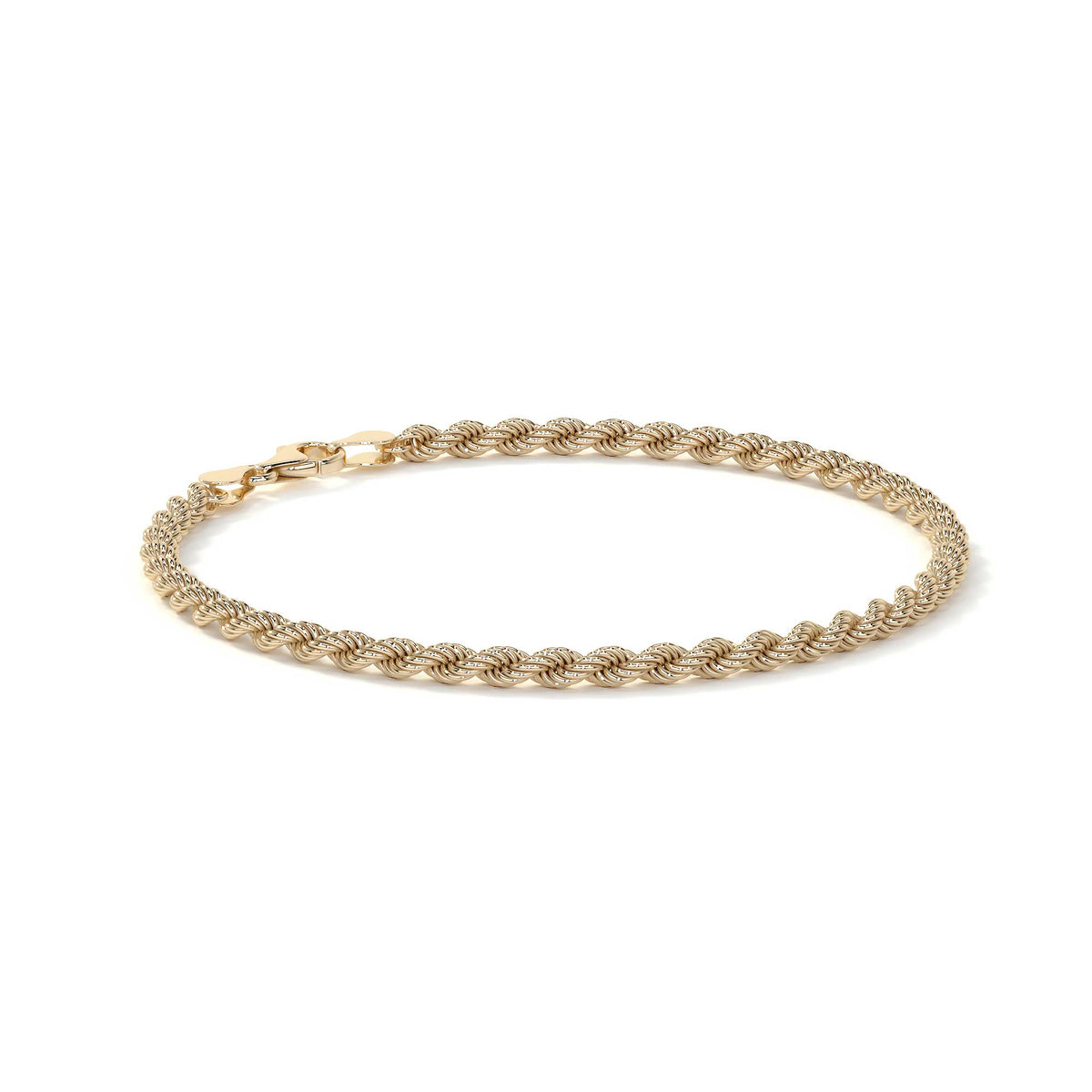 Pulsera de Oro 14K Estilo Torsal Italiano | Brazalete Elegante y Sofisticado