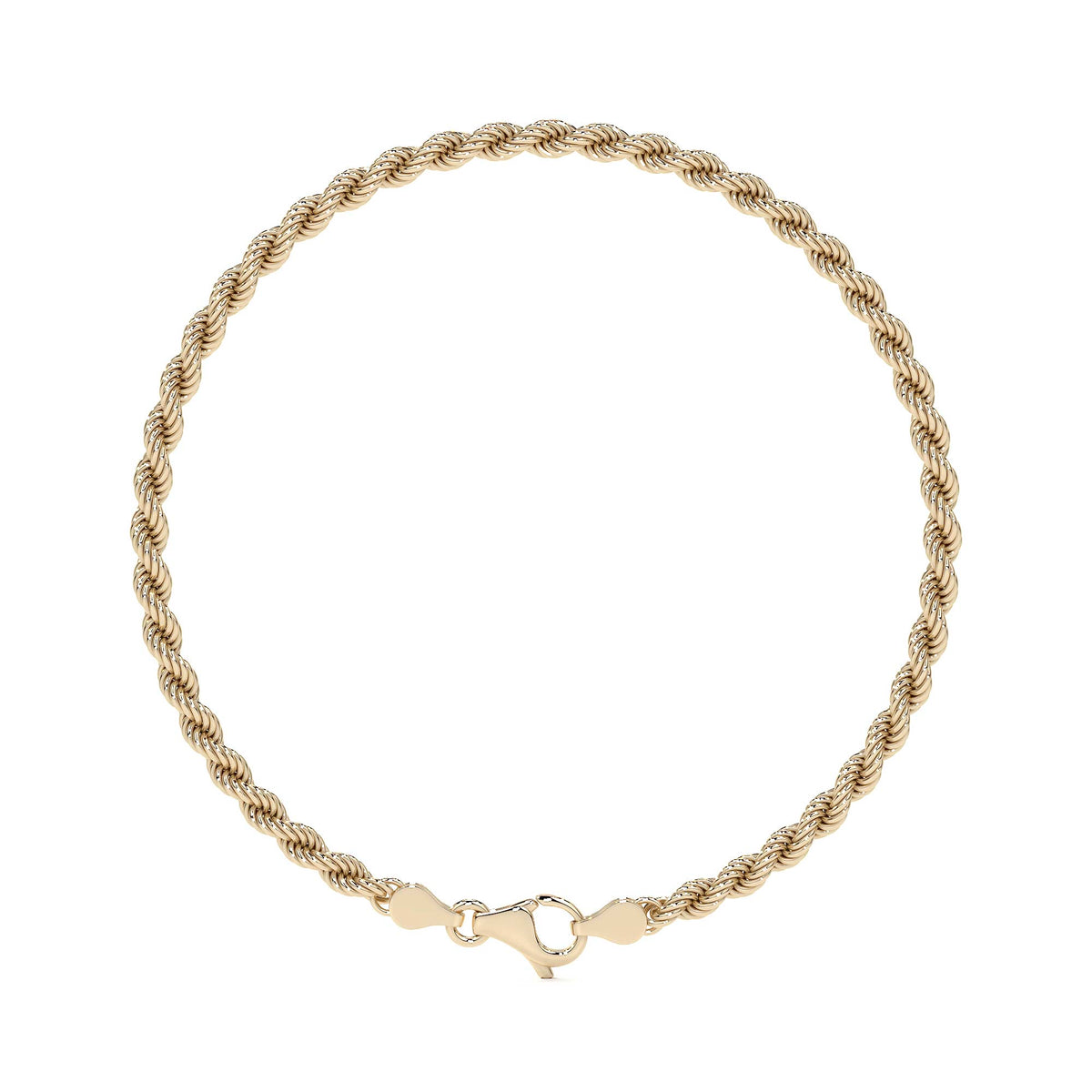 Pulsera de Oro 14K Estilo Torsal Italiano | Brazalete Elegante y Sofisticado