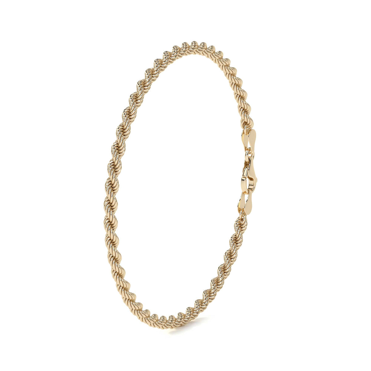 Pulsera de Oro 14K Estilo Torsal Italiano | Brazalete Elegante y Sofisticado