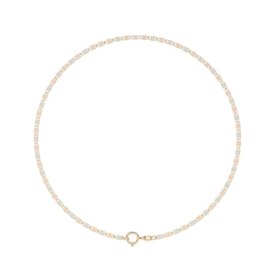 Pulsera de Oro 10K Estilo Italiano Valentino | Brazalete Delicado en Oro Amarillo o Tricolor