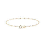 Esclava de Oro 10K Estilo Fígaro Serpentina Italiano | Pulsera Delicada de Joyería Fina