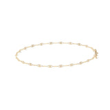 Esclava de Oro 10K Estilo Fígaro Serpentina Italiano | Pulsera Delicada de Joyería Fina