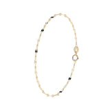 Esclava de Oro 10K Estilo Fígaro Serpentina Italiano | Pulsera Delicada de Joyería Fina