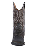 Bota Vaquera Rodeo Hombre El General Piel Keblar Negro - Modelo 33308