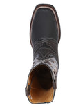 Bota Vaquera Rodeo Hombre El General Piel Keblar Negro - Modelo 33308