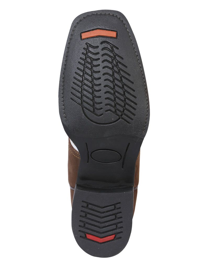 Bota Vaquera de Hombre El General Rodeo en Piel Crazy Color Camel 33313