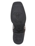 Bota Vaquera Rodeo Hombre El General Piel Crazy Bovino Miel/Café - Modelo 33316