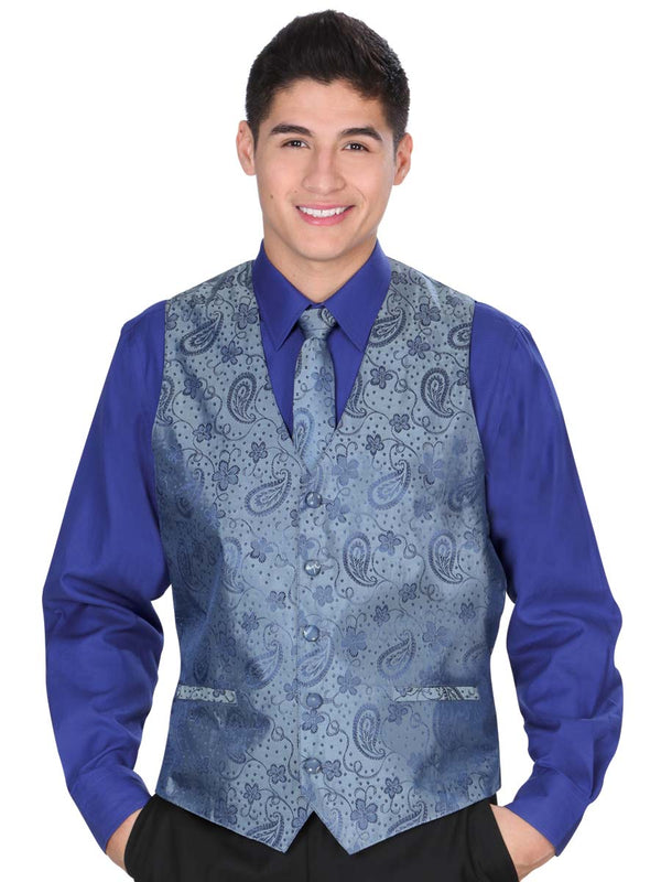 Chaleco de Hombre El General SS15-JS2 en 100% Poliéster Color Azul 34139