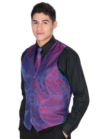 CHALECO DRESS EL GENERAL SS15-JS2 100% POLYESTER RED 34140