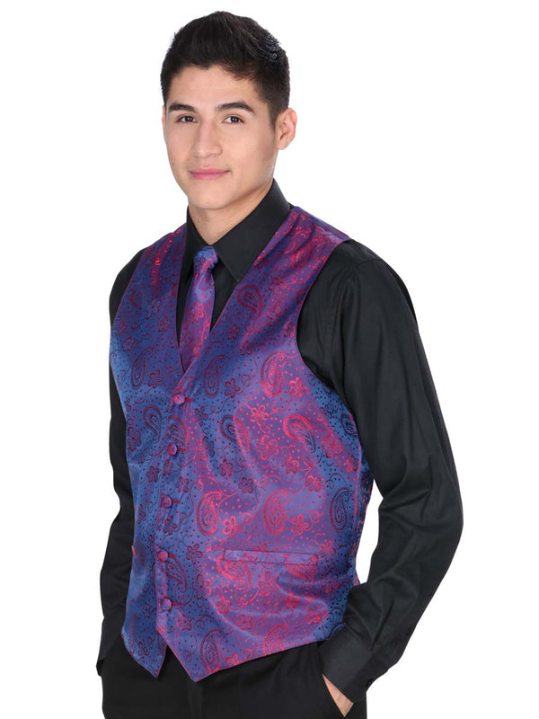 Chaleco de Hombre El General SS15-JS2 en 100% Poliéster Color Rojo 34140