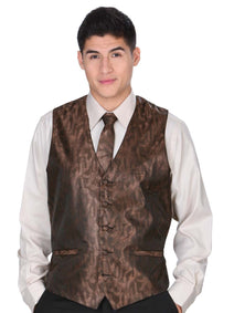 CHALECO DRESS EL GENERAL SS15-JS4 100% POLYESTER BROWN 34142