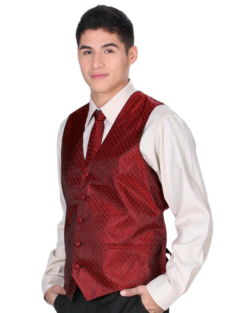Chaleco de Hombre El General SS15-JS5 en 100% Poliéster Color Rojo 34152