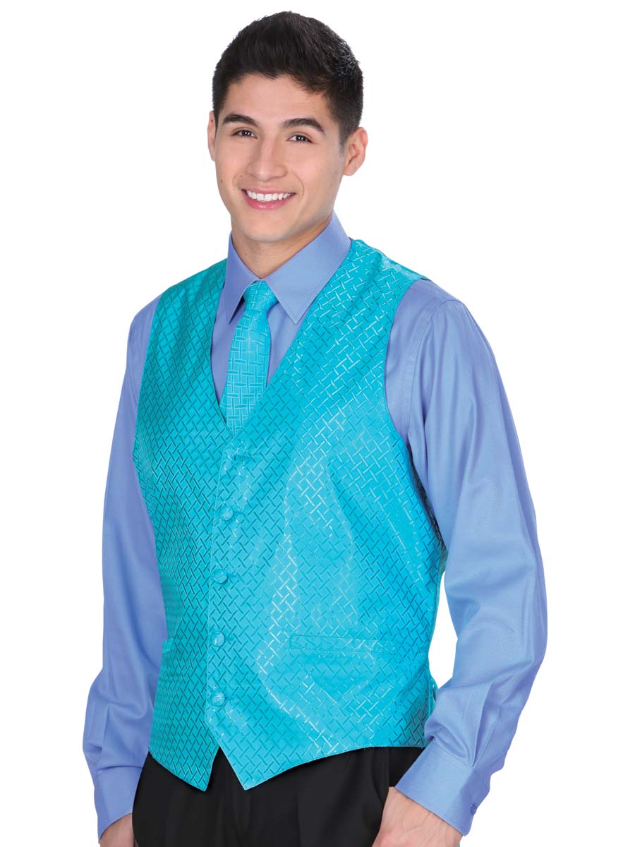 Vestido de Hombre El General SS15-JS7 en 100% Poliéster Color Azul Claro 34158
