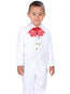 TRAJE CHARRO EL GENERAL CSK-2 100% POLYESTER WHITE/ WHITE/ RED 34263