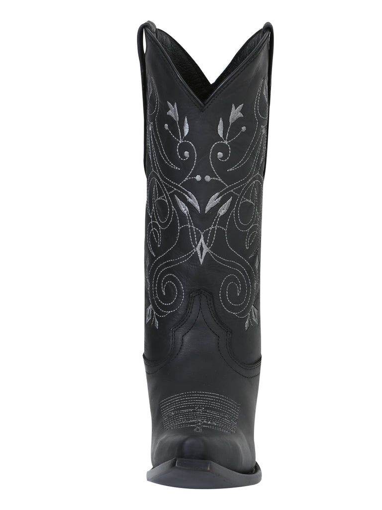 Bota Vaquera de Mujer El General en Piel Crazy Color Negro 34514