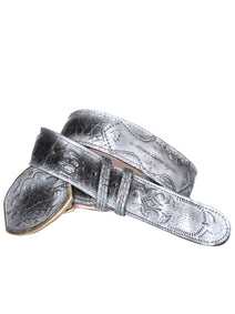 CINTO VAQUERO EXOTICO/A EDICION LIMITADA EL GENERAL EDL-EXOT-5-CC PIEL CAIMAN Black 34608