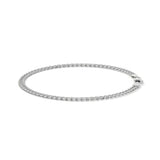 Pulsera De Plata 925 Barbarada 18cm Calibre 3.2mm Italiana