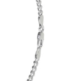 Pulsera De Plata 925 Barbarada 18cm Calibre 3.2mm Italiana