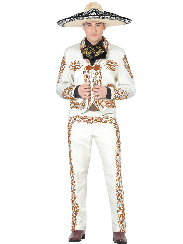 TRAJE CHARRO EL GENERAL TCHC-801 WOVEN 70% POLYESTER 30% RAYON HUESO 35098