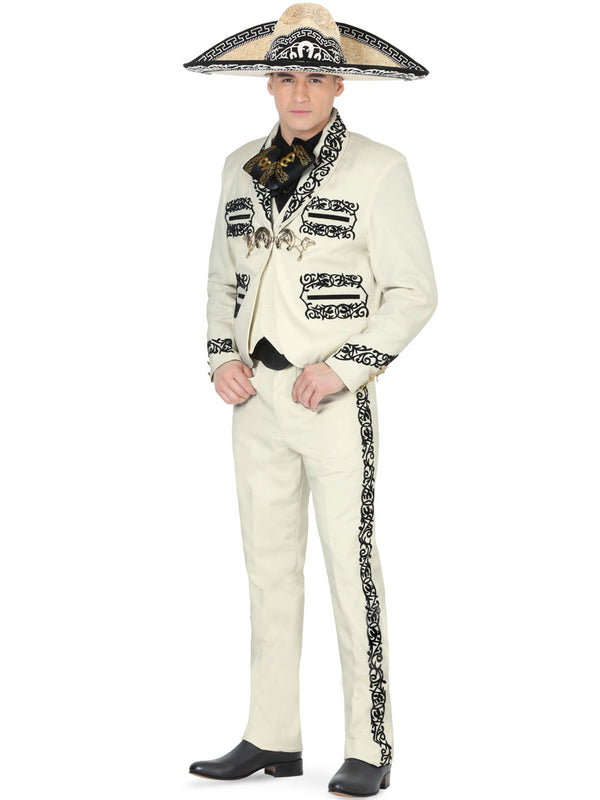 TRAJE CHARRO/A EL GENERAL TCHC-802 WOVEN 70% POLYESTER 30% RAYON HUESO 35101