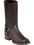 Bota Vaquera Biker Hombre El General Edición Limitada Piel Crazy Bovino Chocolate - Modelo 40673