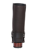 Bota Vaquera Biker Hombre El General Edición Limitada Piel Crazy Bovino Chocolate - Modelo 40673