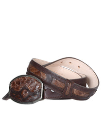 CINTO VAQUERO EXOTICO/A CENTENARIO CEN-C-5 MONSTER FISH VIDRIADO ESCAMA M CIGAR 40699