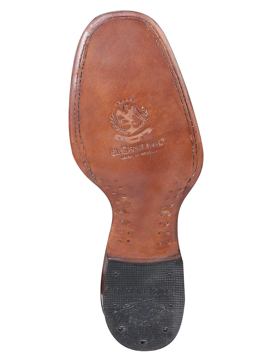 Botín Vaquero de Hombre El General en Piel Color Negro 41497
