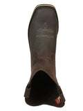Botín Vaquero de Hombre El General Rodeo Trabajo en Piel Crazy Color Chocolate 41545