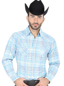 Camisa Vaquera M/ Larga El General S2018-5 60% Algodón 40% Poliéster Azul Cielo 41704