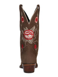 Bota Vaquera Rodeo Mujer El General Piel Nobuck Bovino Camel - Modelo 41784