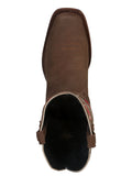 Bota Vaquera Rodeo Mujer El General Piel Nobuck Bovino Camel - Modelo 41784