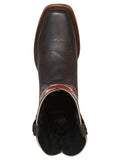 Bota Vaquera Rodeo Mujer El General Piel Crazy Bovino Chocolate - Modelo 41785