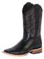 el General Caballero Rodeo Bota - Embossed Woven Piel - Negro 41790
