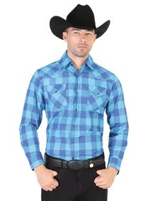 Camisa Vaquera Manga Larga El General 2019-84 55% Algodón 45%Polyester Azul 42484